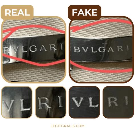 how to spot a fake BVLGARI